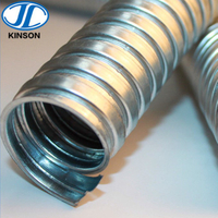 galvanized flexible corrugated electrical conduit pipes for wire protection