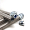 steel overbraided flexible conduit steel inner core